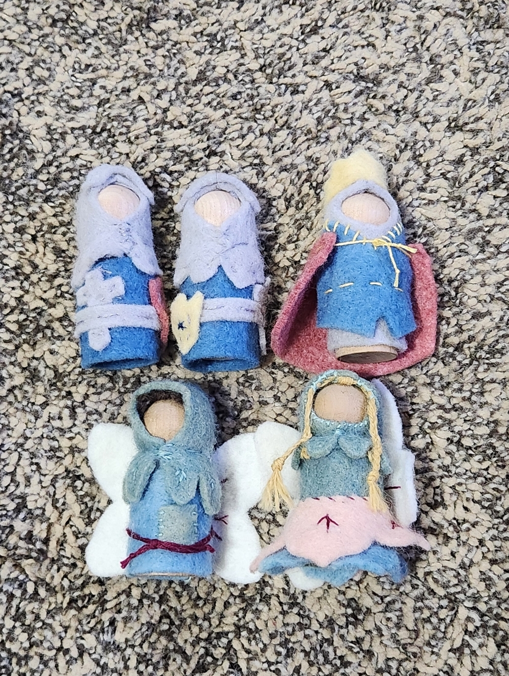 Felt Peg People